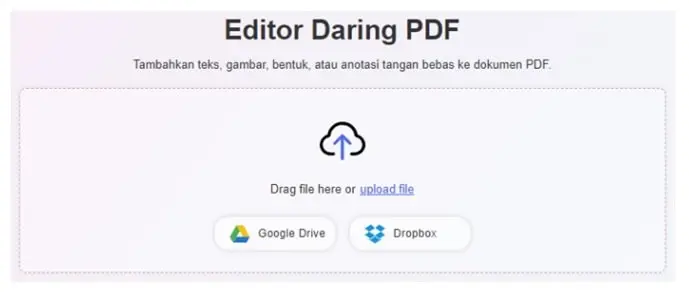 Abcdpdf is an online PDF editor