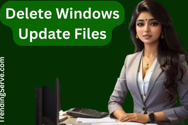how to delete Windows update files
